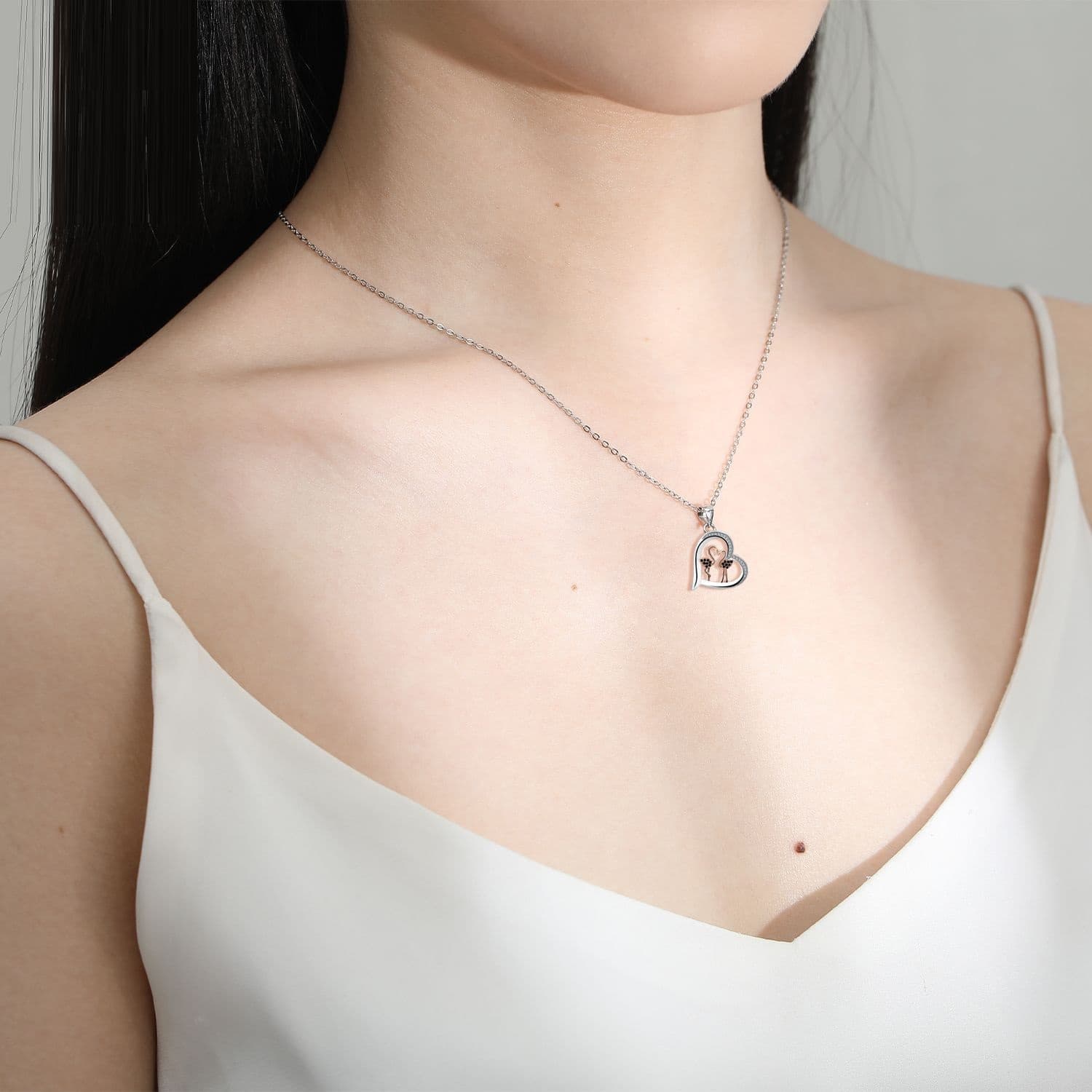 Colar Cisne Amor Joias para Mulheres 2
