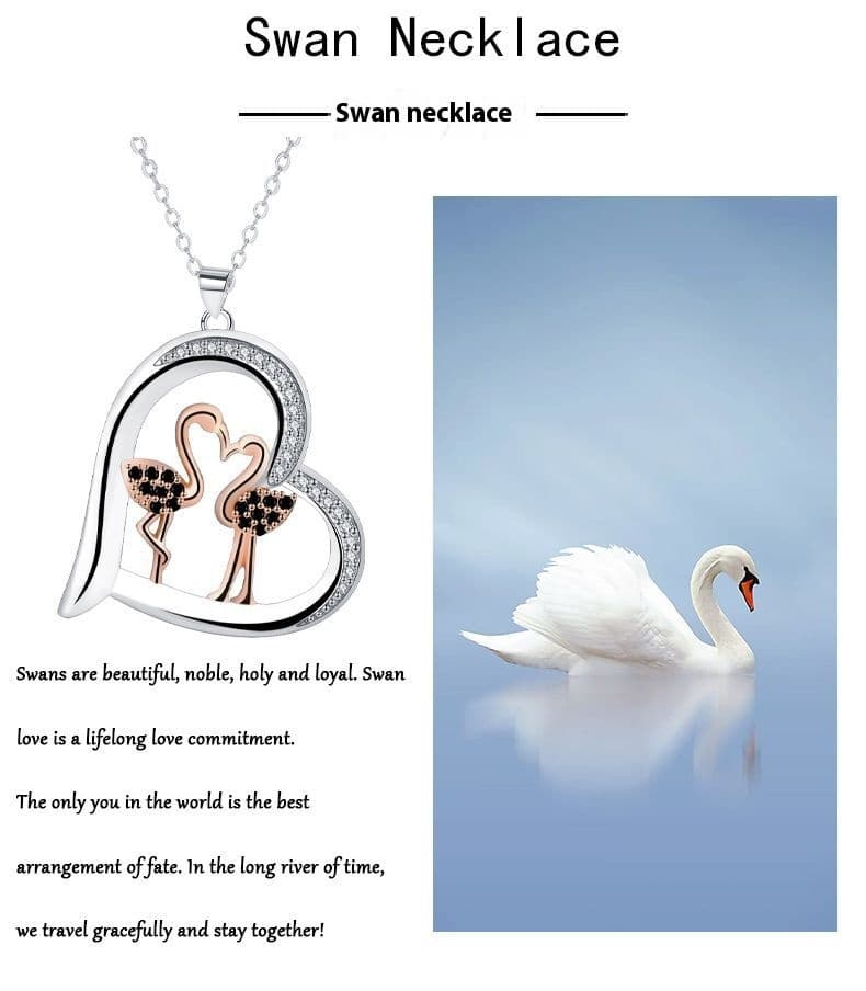 Colar Cisne Amor Joias para Mulheres 5