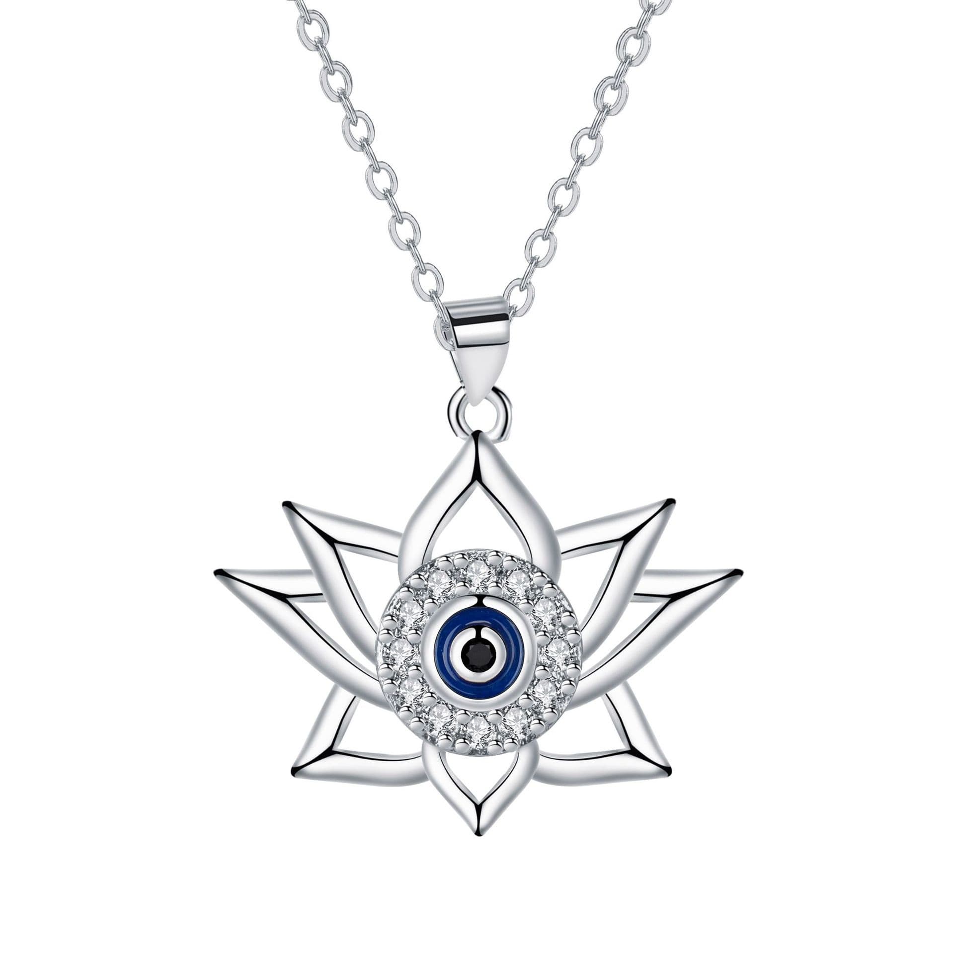 Colar Vintage Lotus Bottom Devil's Eye 4