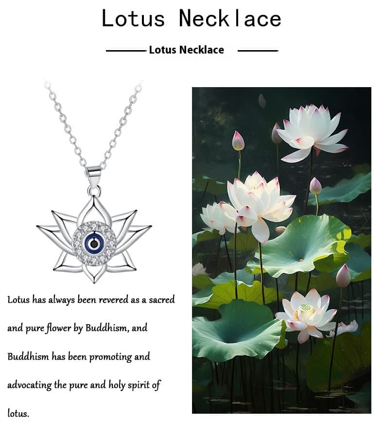 Colar Vintage Lotus Bottom Devil's Eye 5