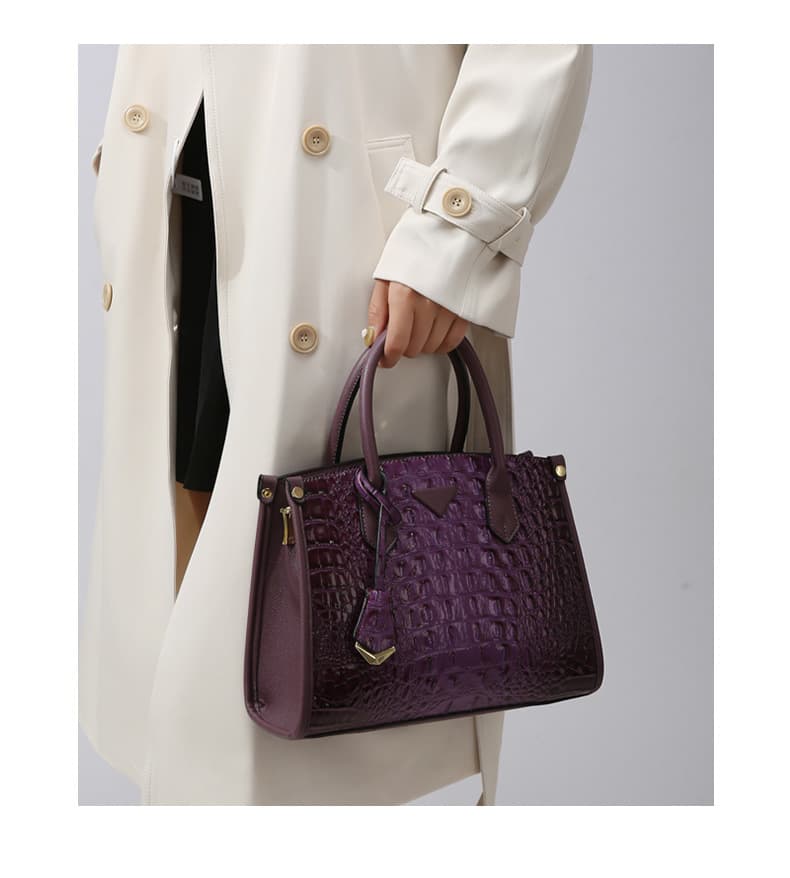 Conjunto de bolsa transversal vintage para mulheres 10