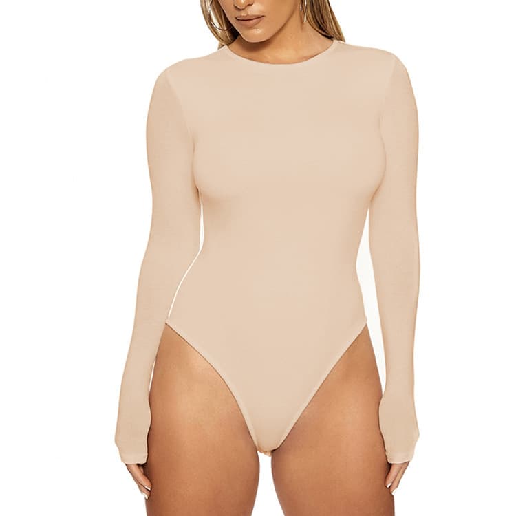 Body feminino de peça única altamente elástico 7