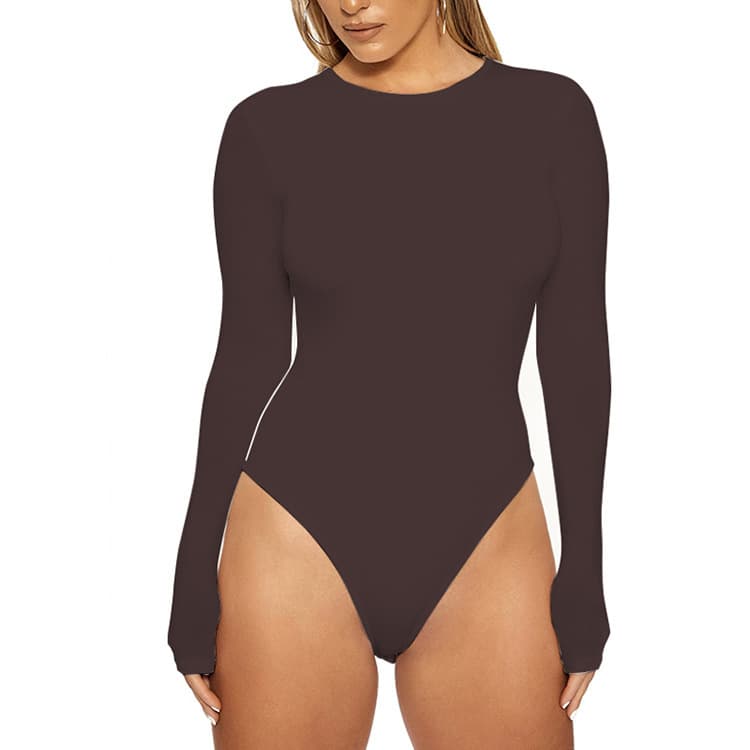 Body feminino de peça única altamente elástico 2