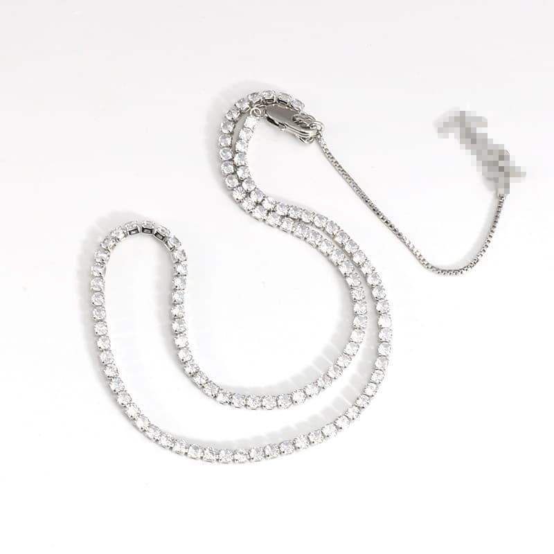 Colar feminino moderno com corrente para clavícula